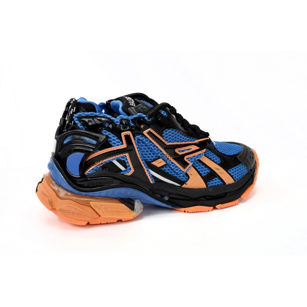 Balenciaga Runner Blue Orange Black 677403W3RB34719