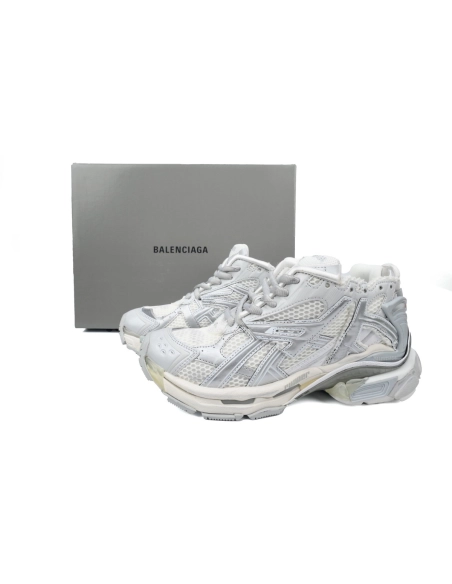 Balenciaga Runner Silvery White 677402 W3RB2 8100