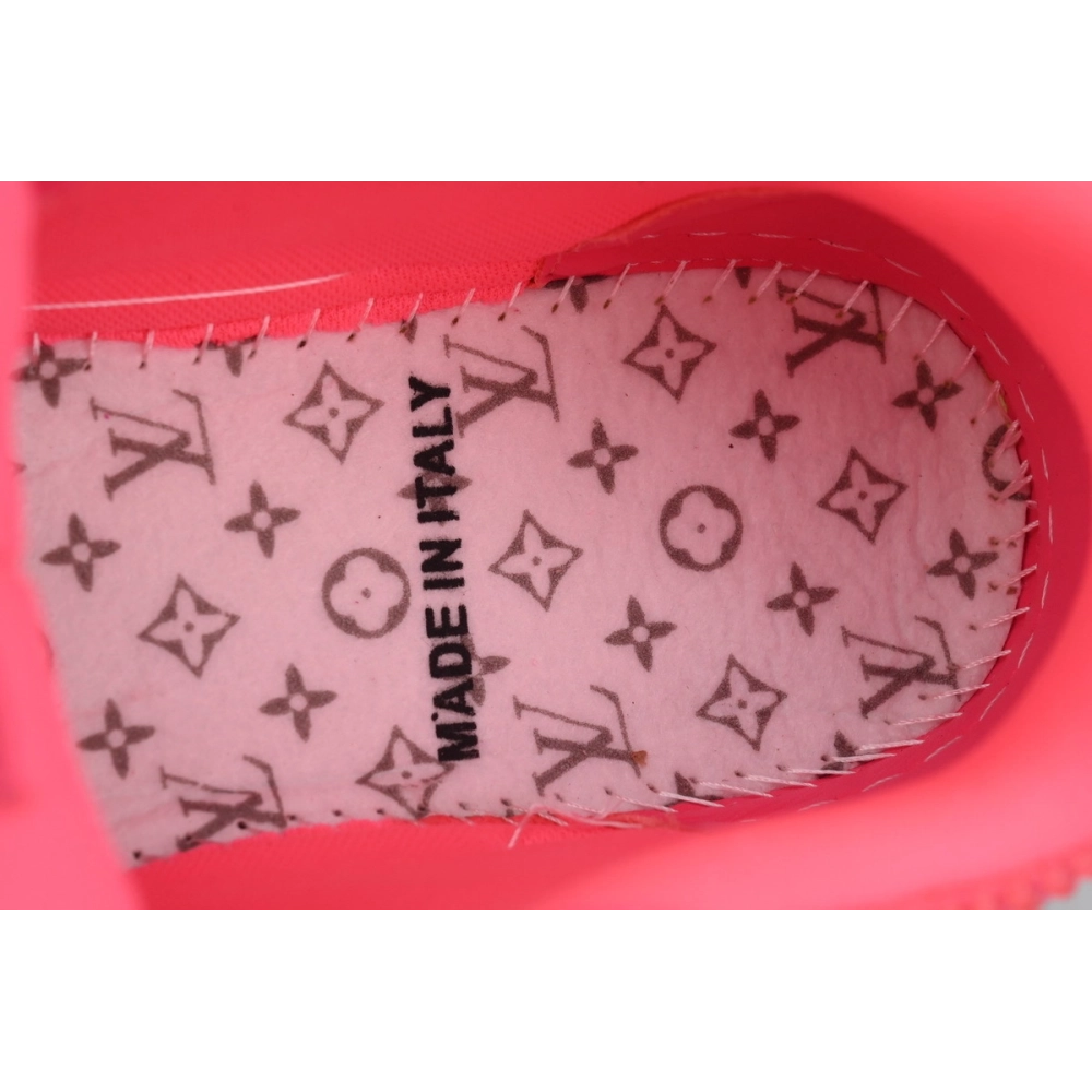Louis Vuitton Trainer Pink Brown Rhinestone