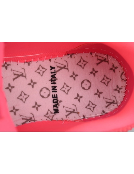 Louis Vuitton Trainer Pink Brown Rhinestone