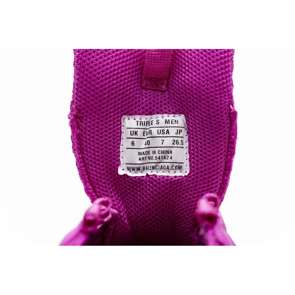 Balenciaga Triple S Plum Red 541624 W09O1 2132