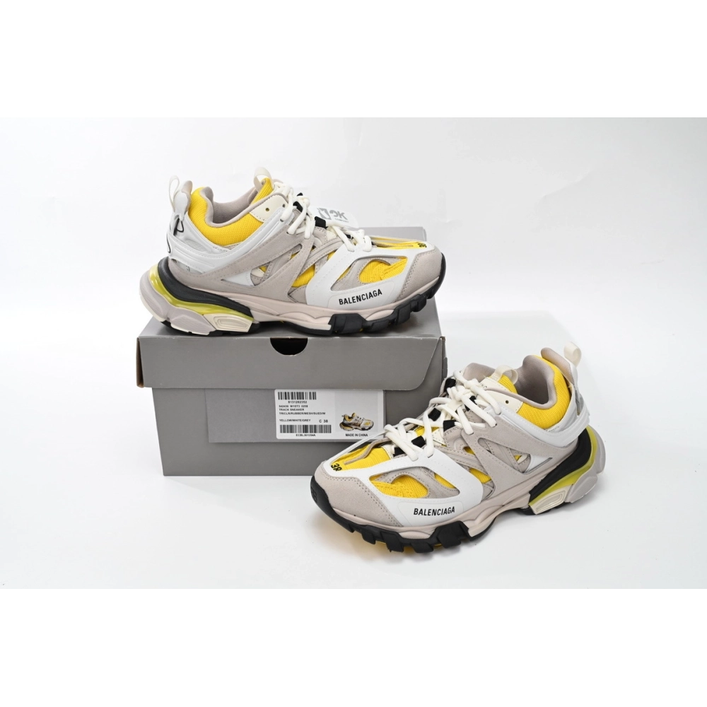 Balenciaga Track Black And Yellow Tail 542436W1ST30258