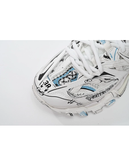 Balenciaga Track Black Graffiti Art 542436 W3SRA 9014