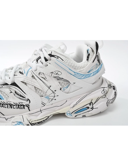 Balenciaga Track Black Graffiti Art 542436 W3SRA 9014