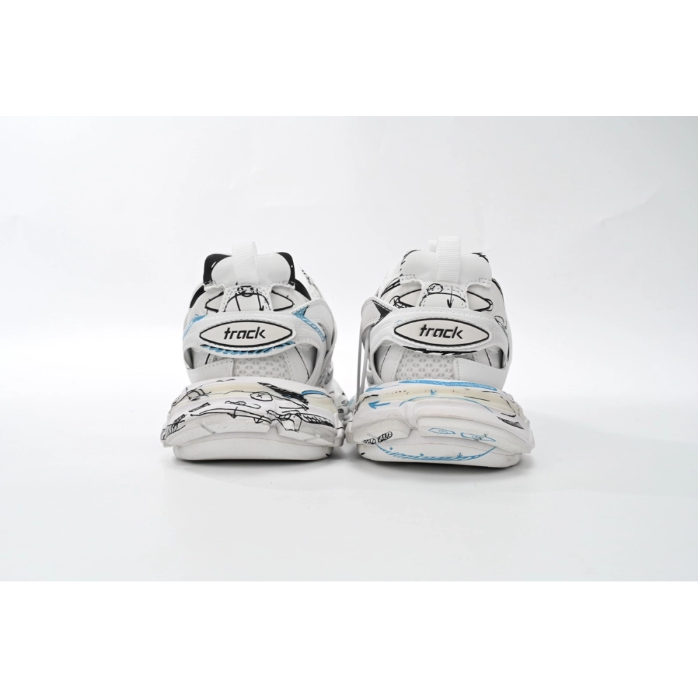 Balenciaga Track Black Graffiti Art 542436 W3SRA 9014