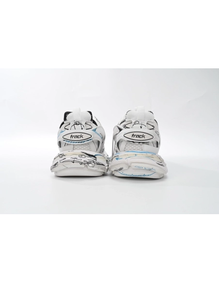 Balenciaga Track Black Graffiti Art 542436 W3SRA 9014