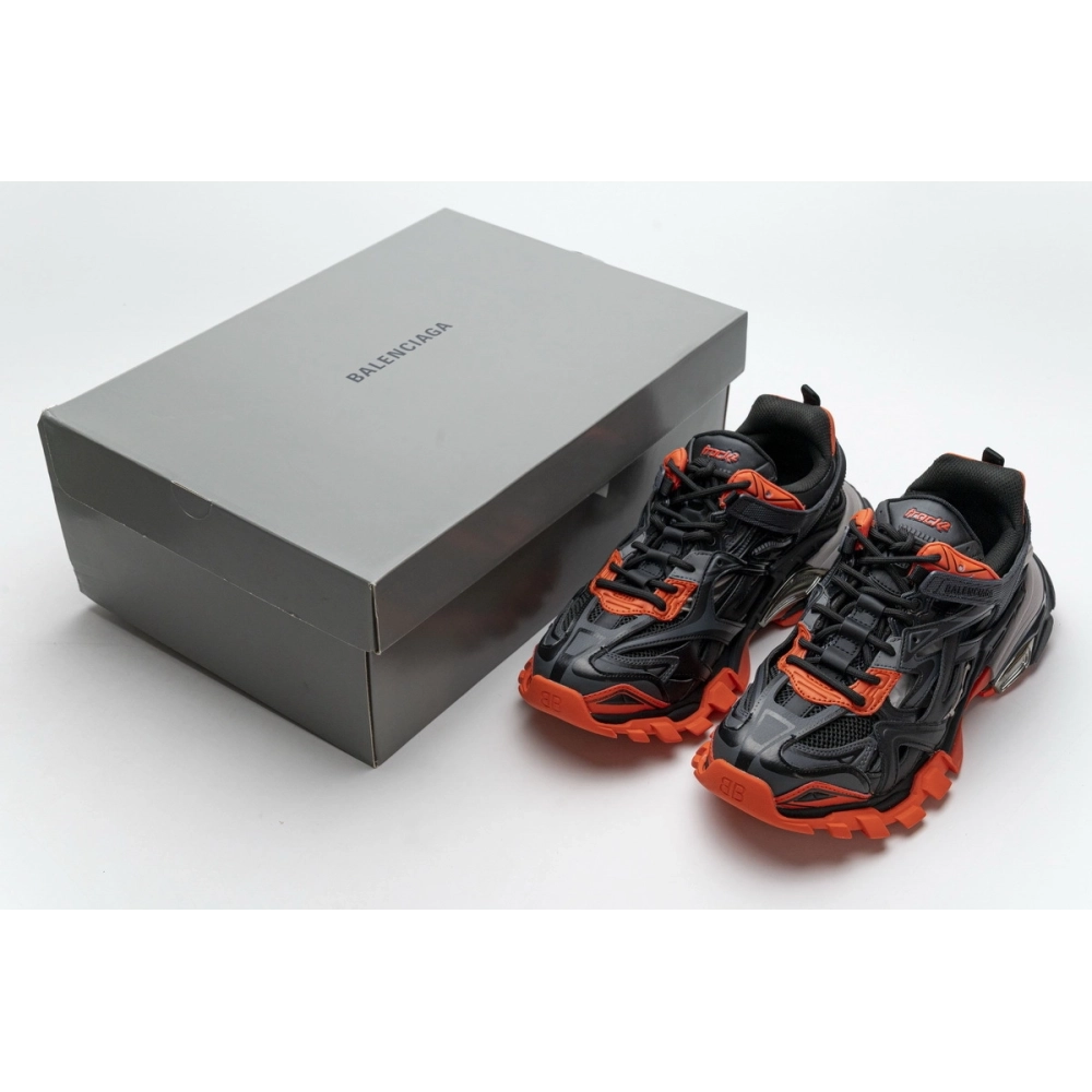 Balenciaga Track.2 Sneaker Dark Grey Orange 570391 W2GN1 2002