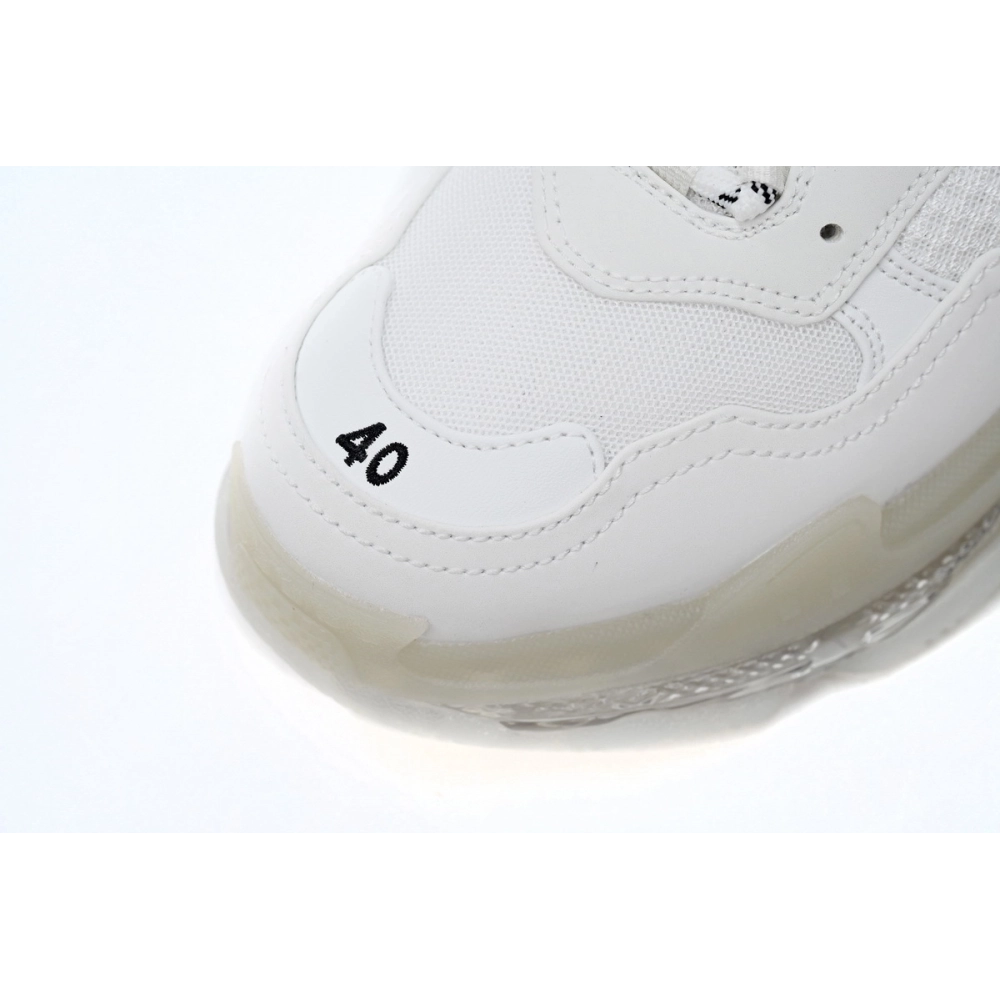 Balenciaga Triple S Clear Sole White 541624 W09E1 9000
