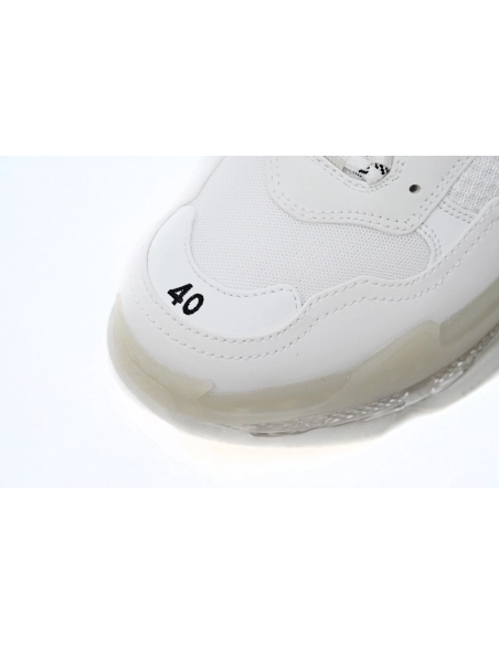 Balenciaga Triple S Clear Sole White 541624 W09E1 9000