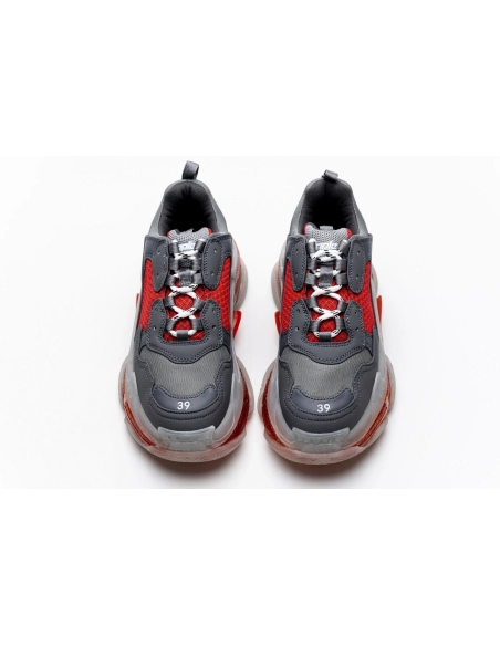 Balenciaga Triple S Grey Red 544351 W09O1 2262