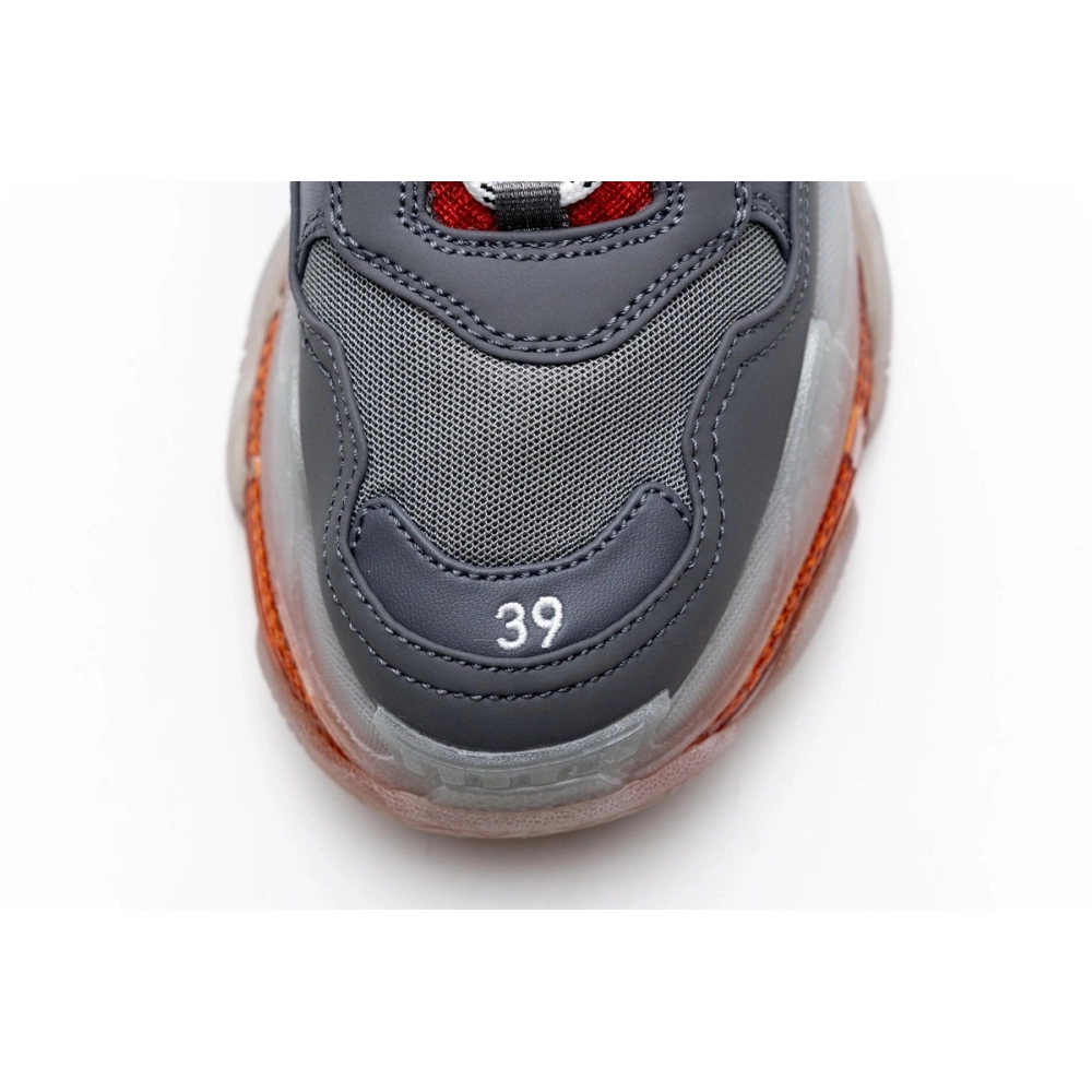 Balenciaga Triple S Grey Red 544351 W09O1 2262