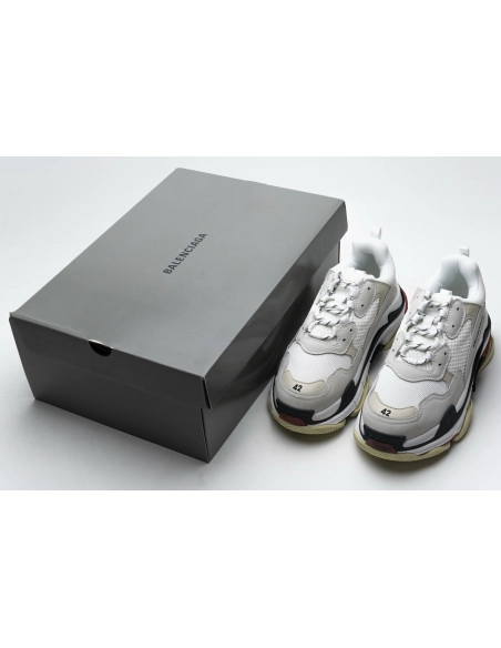 Balenciaga Triple S White Dark Grey Red 541624 W06E2 1790