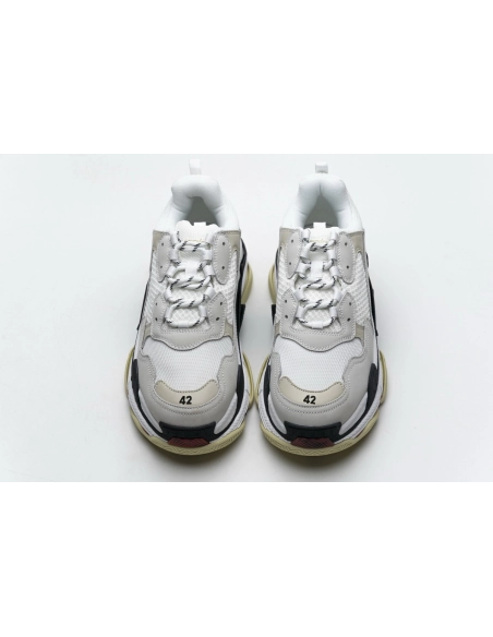 Balenciaga Triple S White Dark Grey Red 541624 W06E2 1790