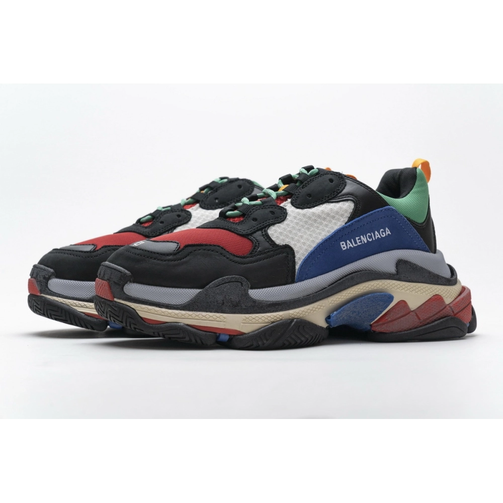 Balenciaga Triple S Green Red 490672 W09O5 1068