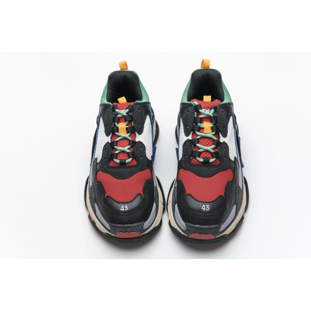 Balenciaga Triple S Green Red 490672 W09O5 1068
