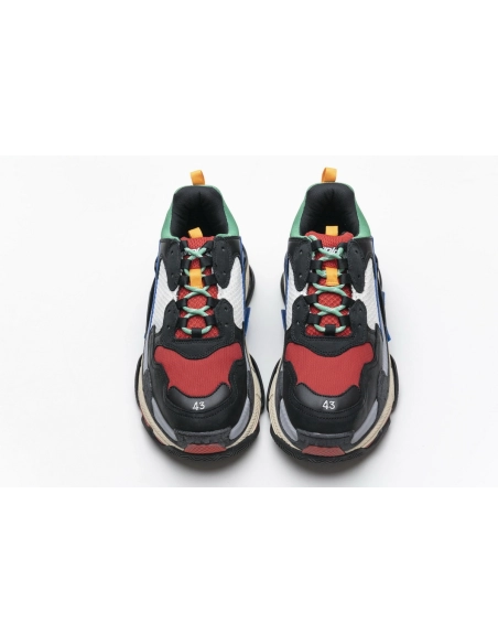 Balenciaga Triple S Green Red 490672 W09O5 1068
