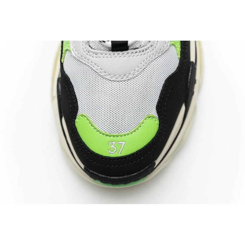 Balenciaga Triple S White Green 483513 W06E1 1008