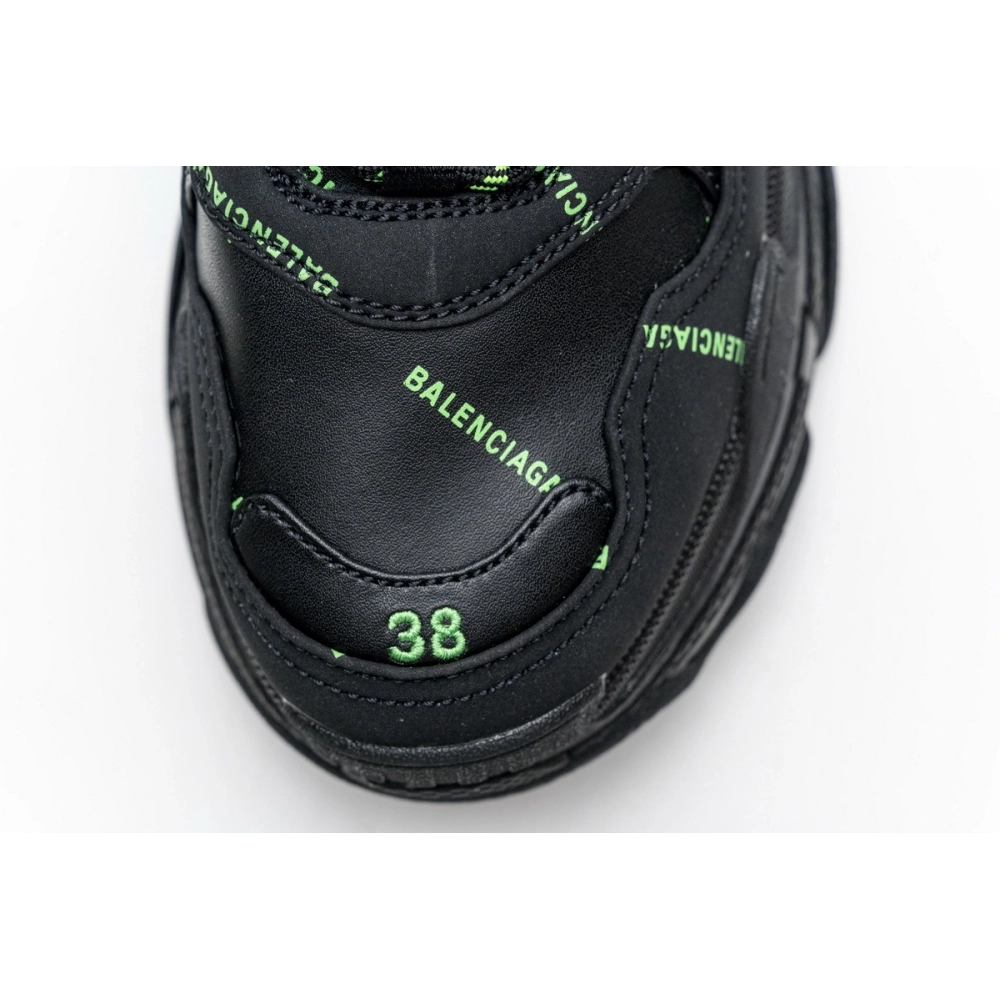 Balenciaga Triple S Letter Fluorescent Yellow 524039 W2FA1 7633