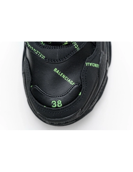 Balenciaga Triple S Letter Fluorescent Yellow 524039 W2FA1 7633