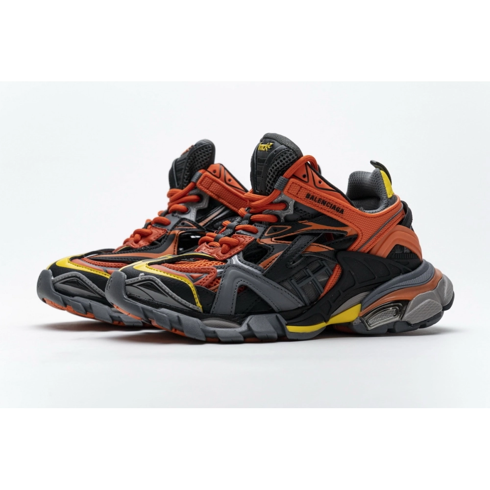 Balenciaga Track.2 Sneaker Black Orange 568614 W2GN8 2008