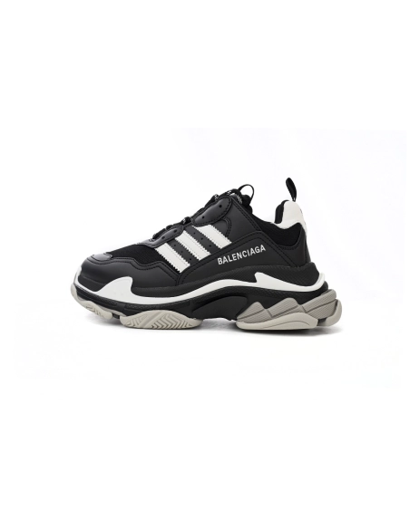 adidas x Balenciaga Triple S Black And White 712764 W2ZB2 1090