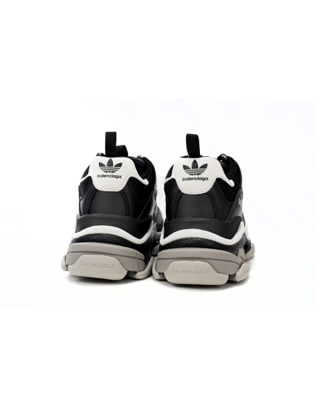 adidas x Balenciaga Triple S Black And White 712764 W2ZB2 1090