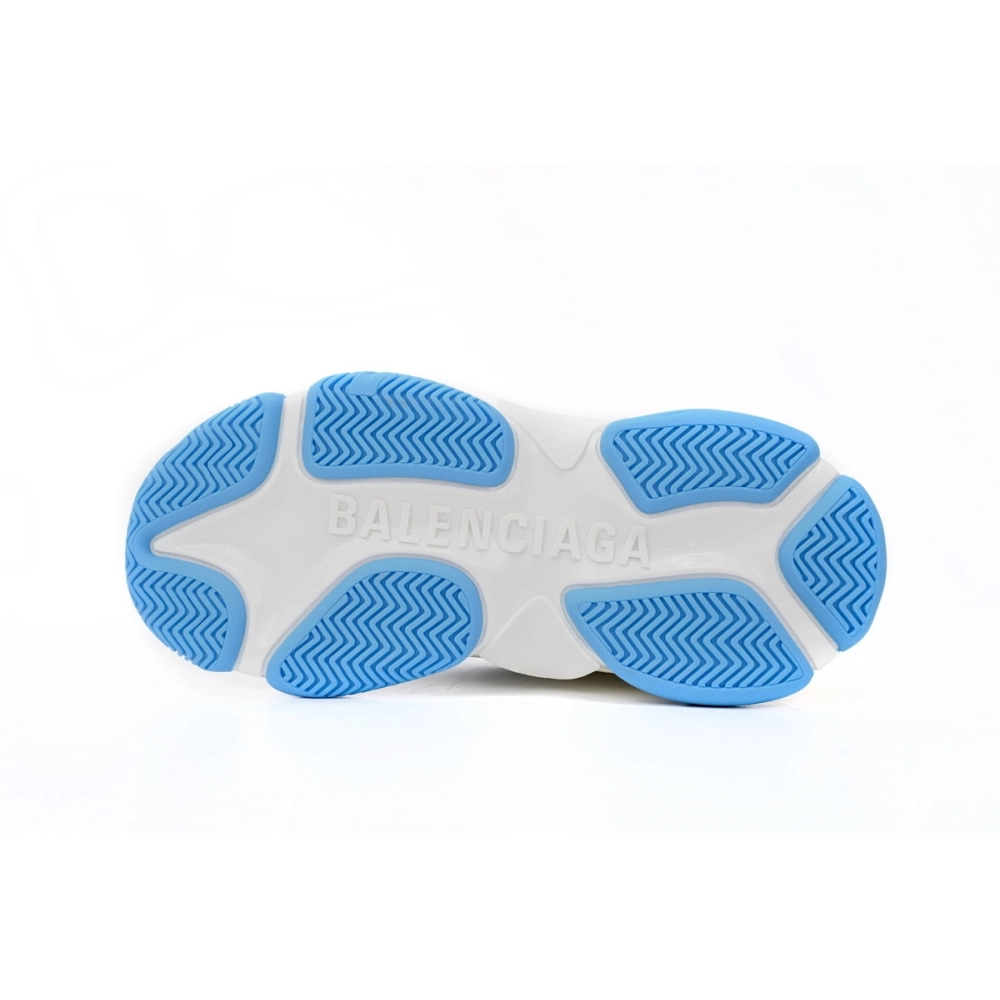 adidas x Balenciaga Triple S White And Blue 712764 W2ZB3 9040