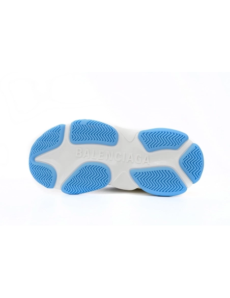 adidas x Balenciaga Triple S White And Blue 712764 W2ZB3 9040