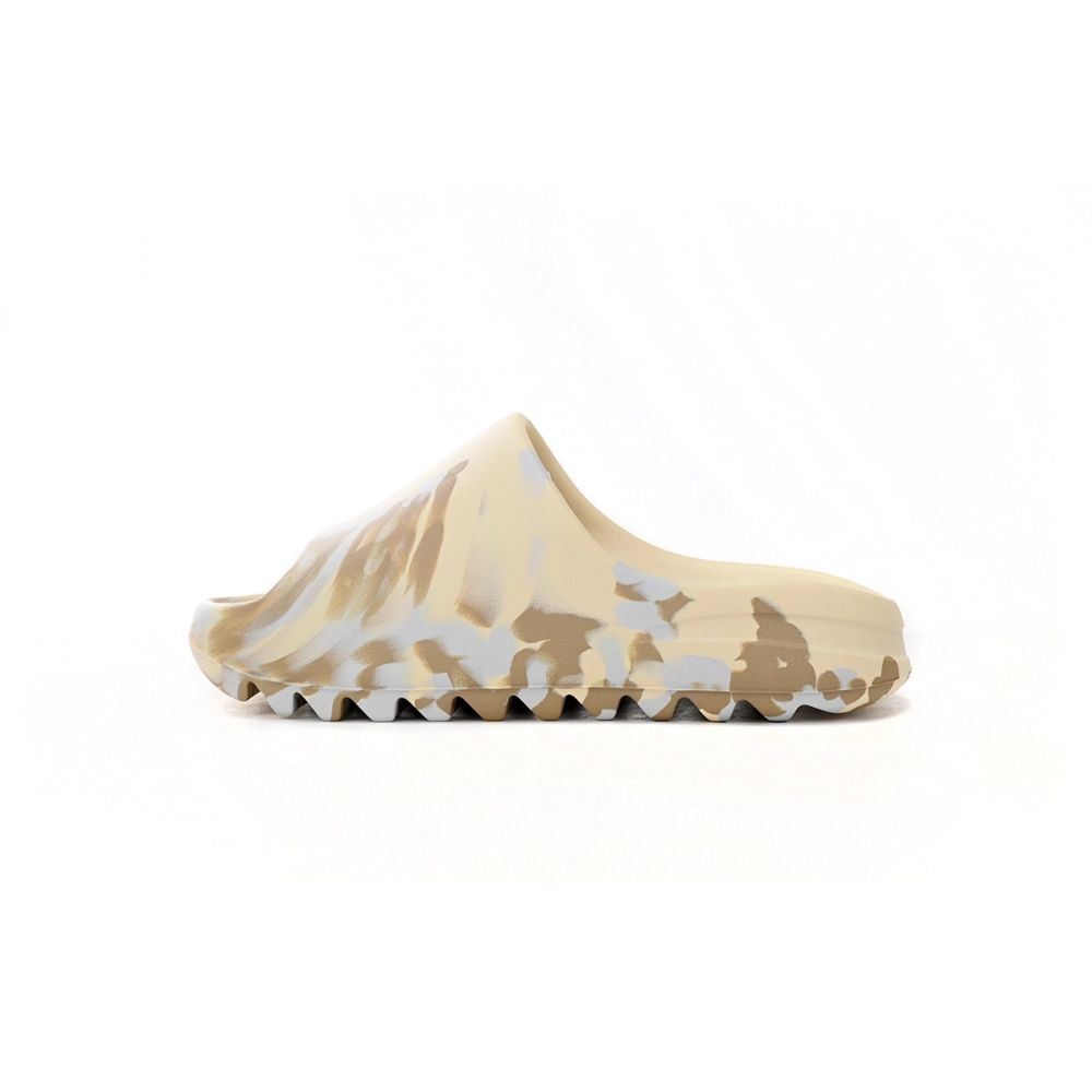 Adidas Yeezy Slide Enflame Oil Painting White Yellow GW1932