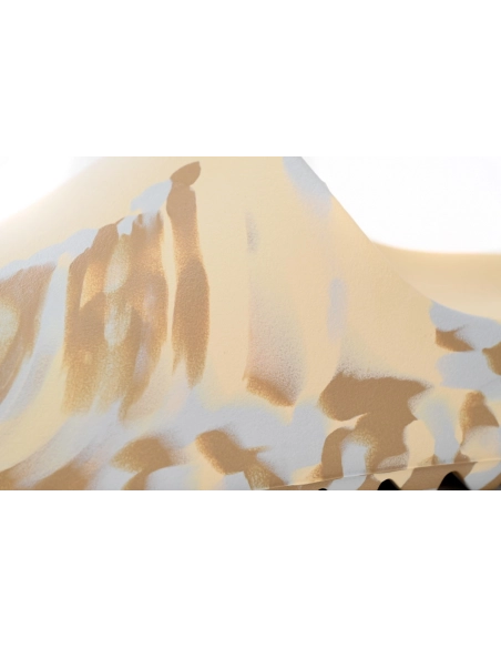 Adidas Yeezy Slide Enflame Oil Painting White Yellow GW1932