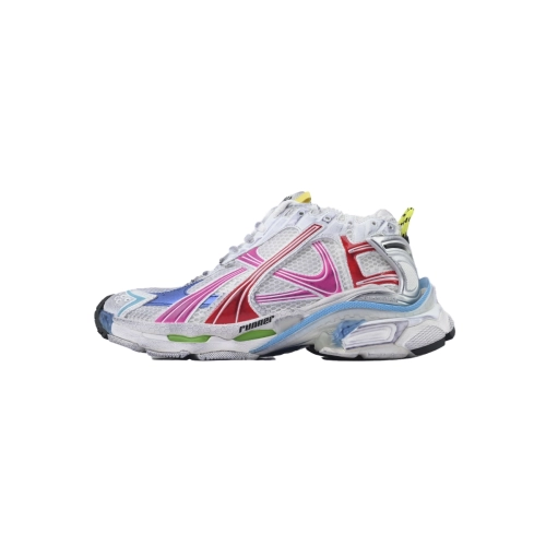 Balenciaga Runner Sneaker White Multi-Color 772774 W3RBW 9645