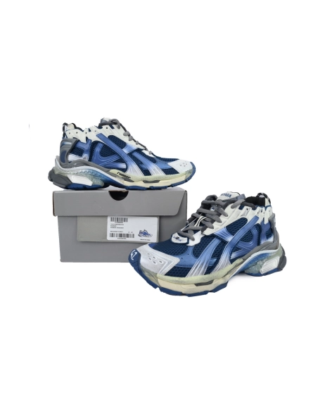 Balenciaga Runner Sneaker Gradient-Beige Navy 772774 WRUNG 2410