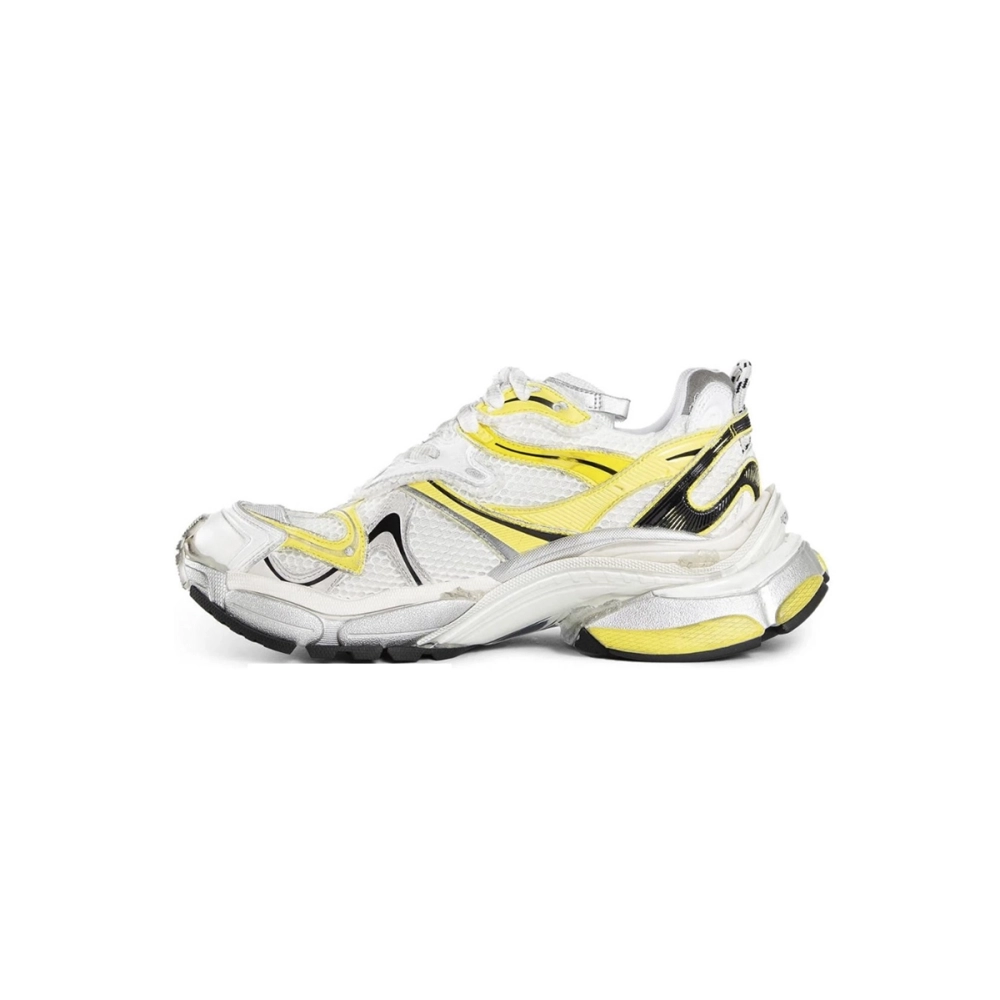Balenciaga Runner Sneaker White Yellow 779066W3RXP9710