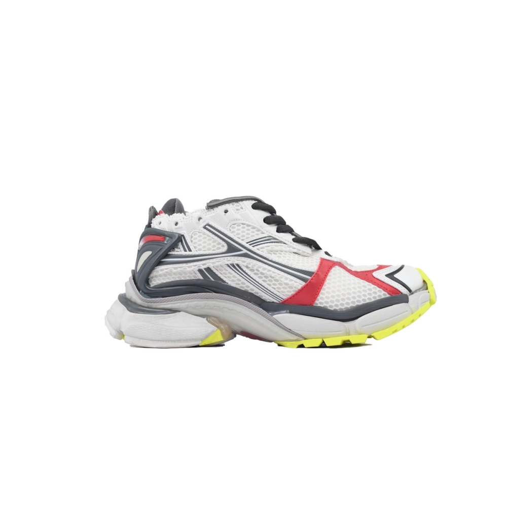 Balenciaga Runner Sneaker White Red And Gray Black 772767 W3RNY 0509