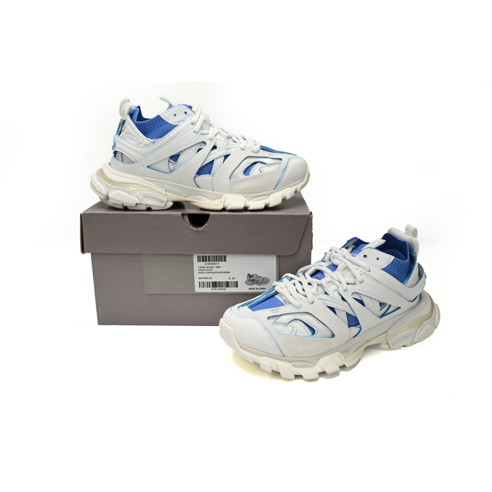 Balenciaga Track Tess S.White Blue 736328 W3SKC 9040