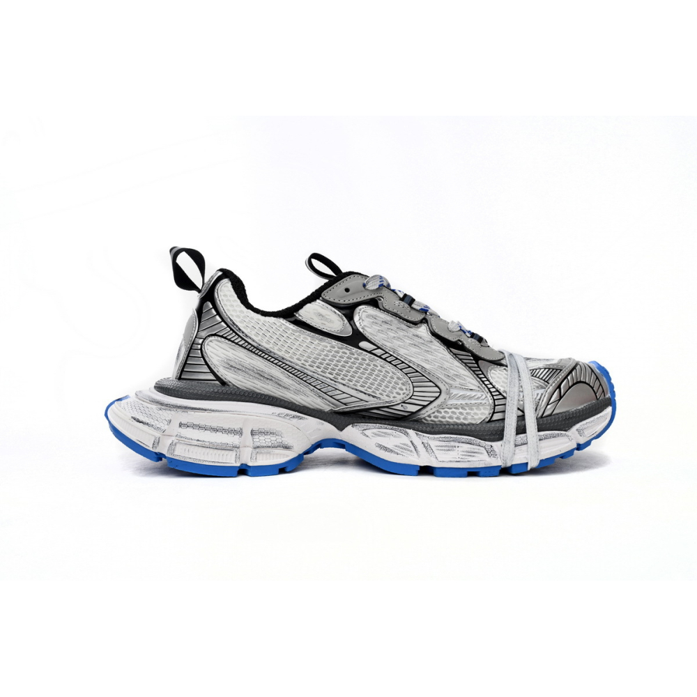 Balenciaga 3XL Sneaker in Black And White Blue 734734W3RB70226