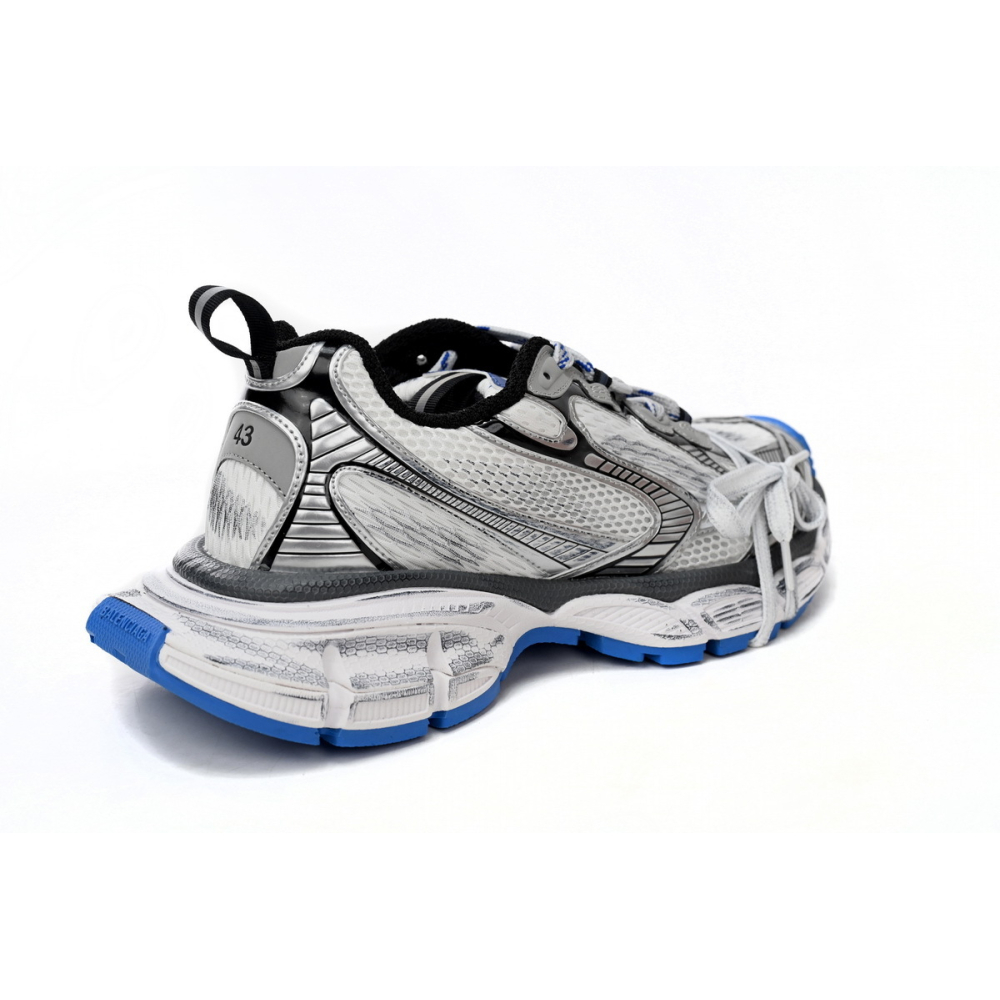 Balenciaga 3XL Sneaker in Black And White Blue 734734W3RB70226