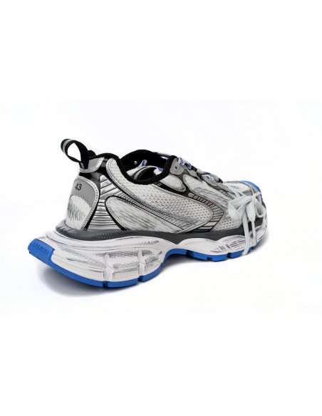 Balenciaga 3XL Sneaker in Black And White Blue 734734W3RB70226