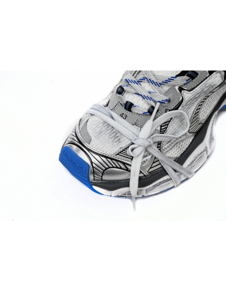 Balenciaga 3XL Sneaker in Black And White Blue 734734W3RB70226