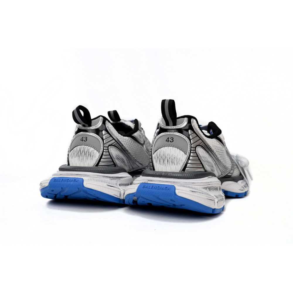 Balenciaga 3XL Sneaker in Black And White Blue 734734W3RB70226