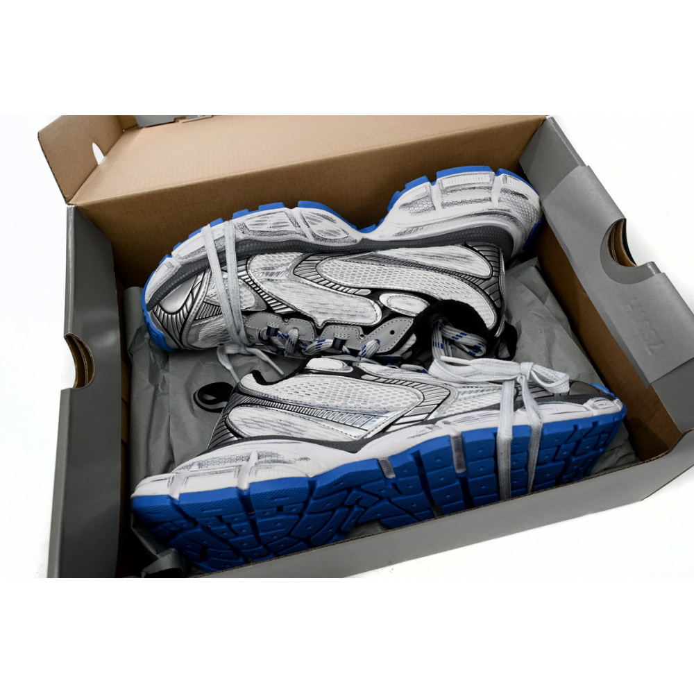 Balenciaga 3XL Sneaker in Black And White Blue 734734W3RB70226