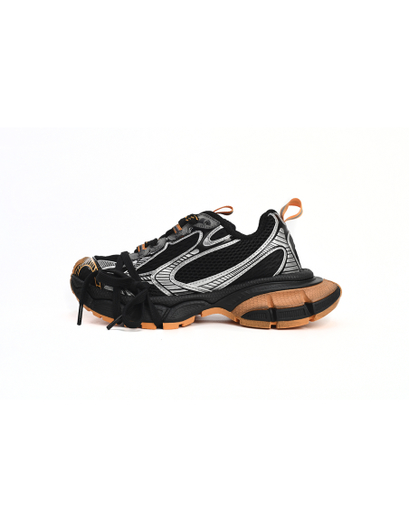 Balenciaga 3XL Sneaker in All Black Orange 734731W3XL31178