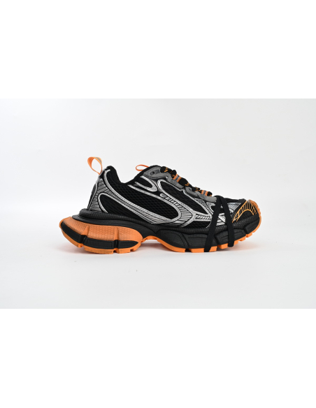 Balenciaga 3XL Sneaker in All Black Orange 734731W3XL31178