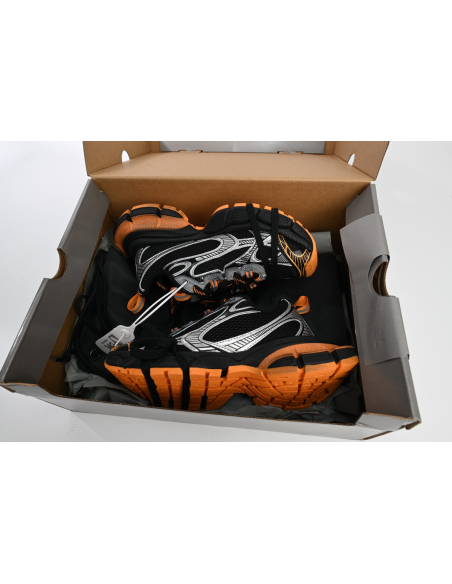 Balenciaga 3XL Sneaker in All Black Orange 734731W3XL31178
