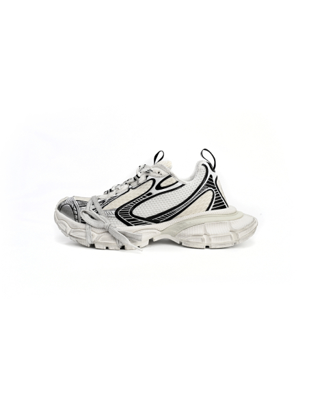 Balenciaga 3XL Sneaker in Silver Rice White Black 542229W1RB50352