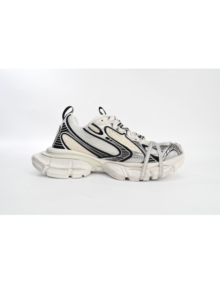 Balenciaga 3XL Sneaker in Silver Rice White Black 542229W1RB50352