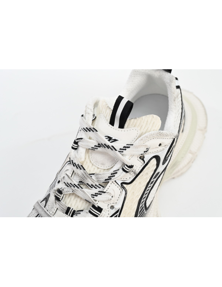 Balenciaga 3XL Sneaker in Silver Rice White Black 542229W1RB50352