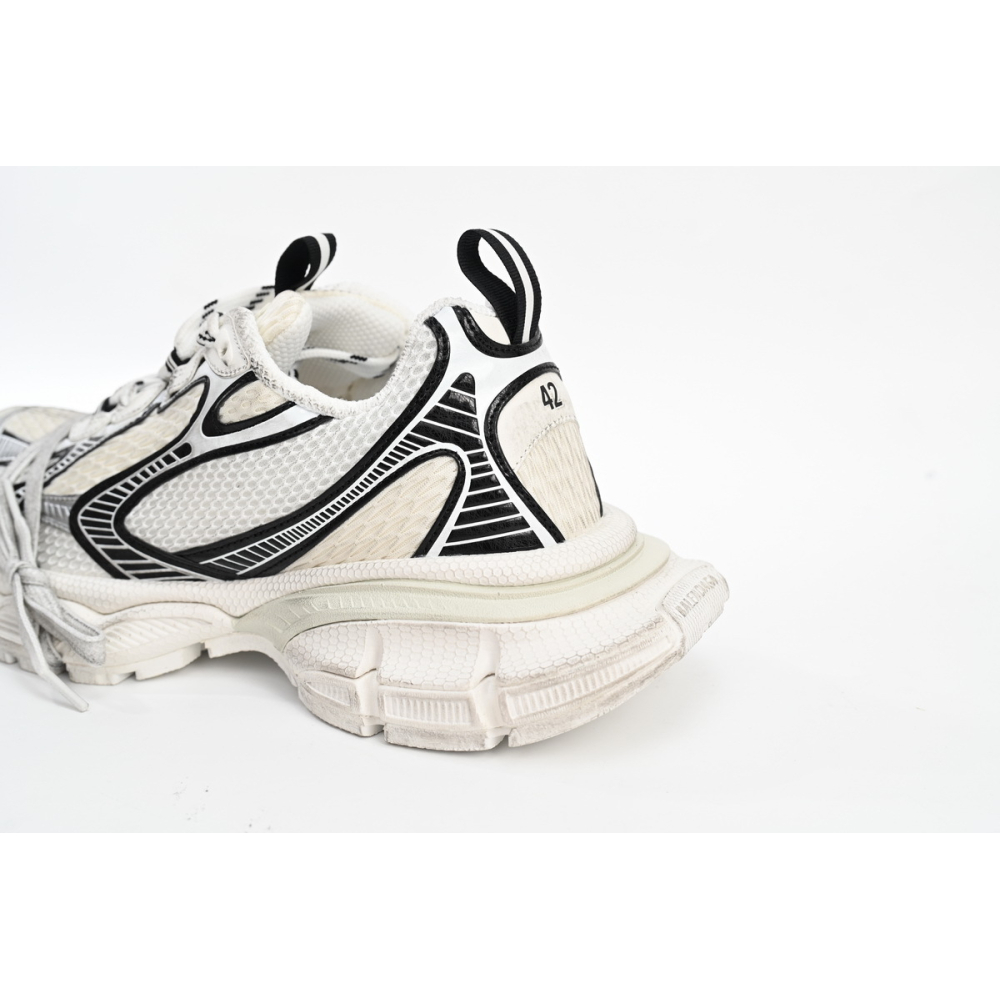 Balenciaga 3XL Sneaker in Silver Rice White Black 542229W1RB50352