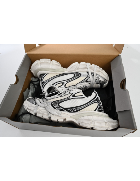 Balenciaga 3XL Sneaker in Silver Rice White Black 542229W1RB50352