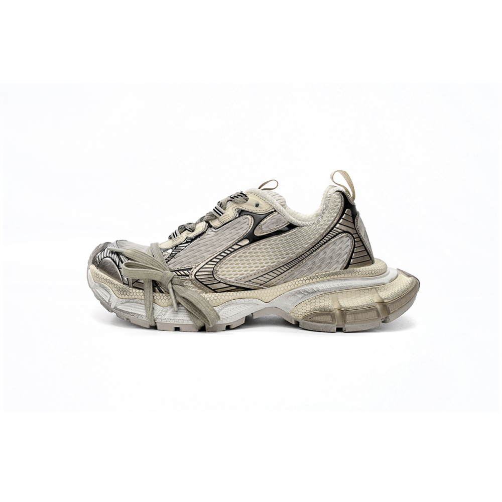 Balenciaga 3XL Sneaker in Black Gray White Gold 734734W3XL60185